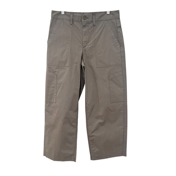 AGOLDE Daria Utility Pant Womens 27 Green Duffle Cargo Cropped Casual - Picture 2 of 12